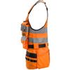 Snickers 4230 Orange/Black AllroundWork High-Visibility Tool Vest